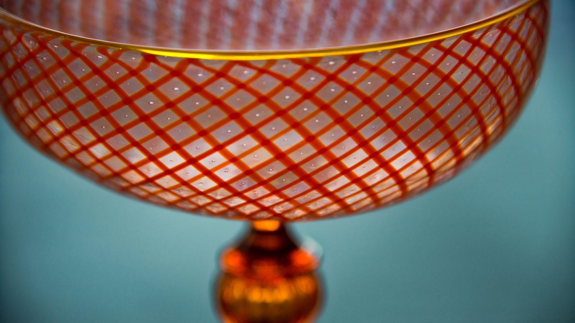 Un vase en cristal de Murano