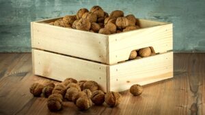 Une caisse en bois