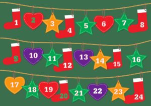 Un calendrier de l'avent