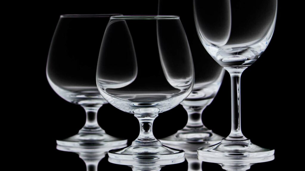 Des verres en cristal