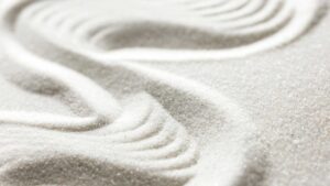 Sable d'un jardin zen