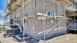 Maison en chantier