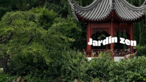 Jardin zen extérieur