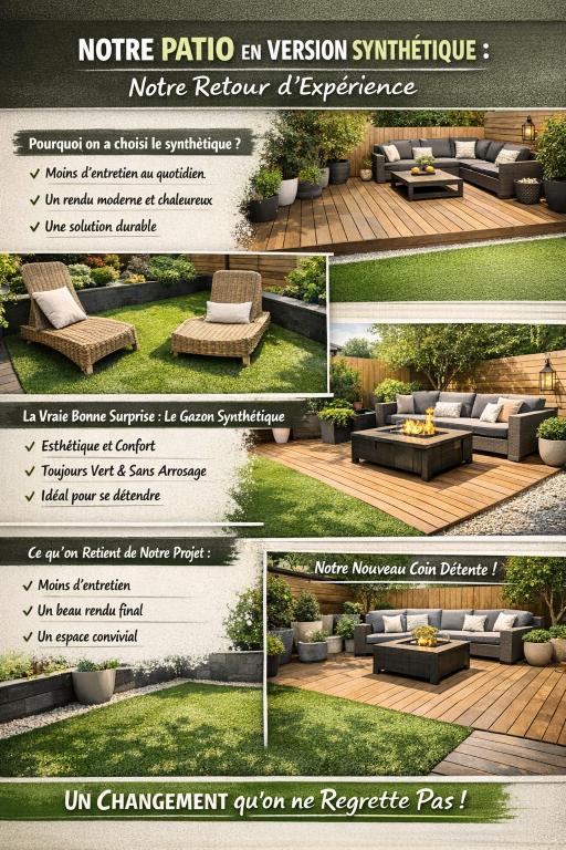 gazon synthetique patio